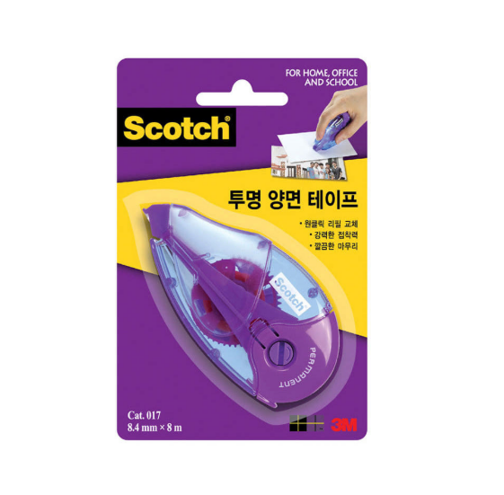 3M 투명 양면테이프